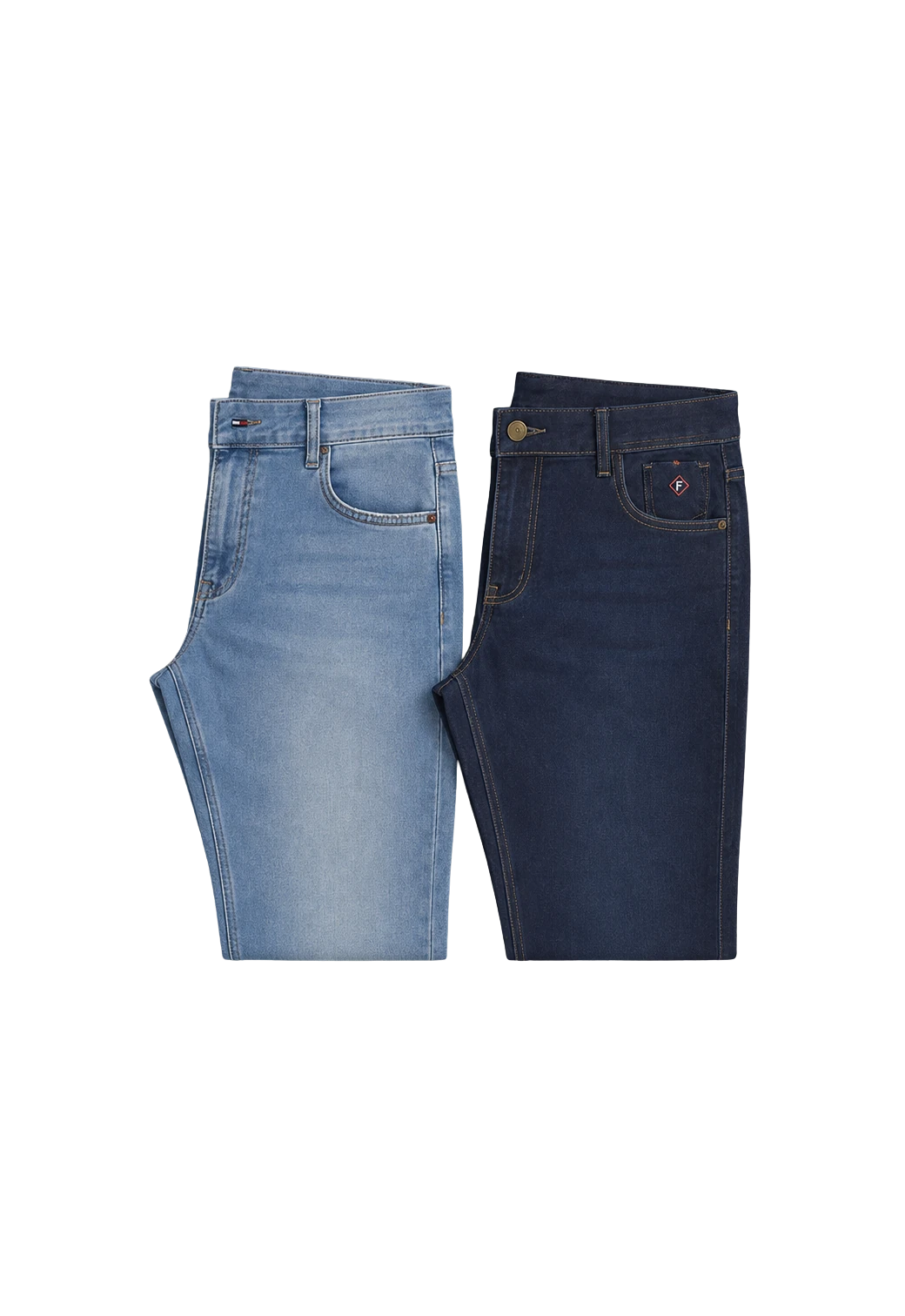 Kit 2 Calças Jeans