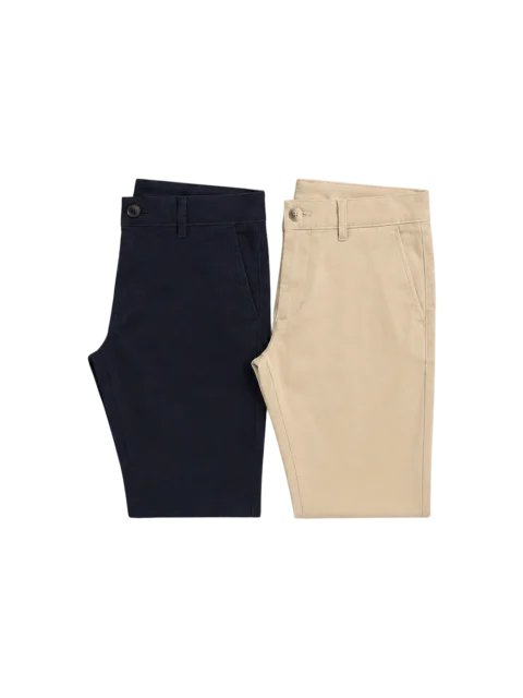 Kit 2 Calças Chino