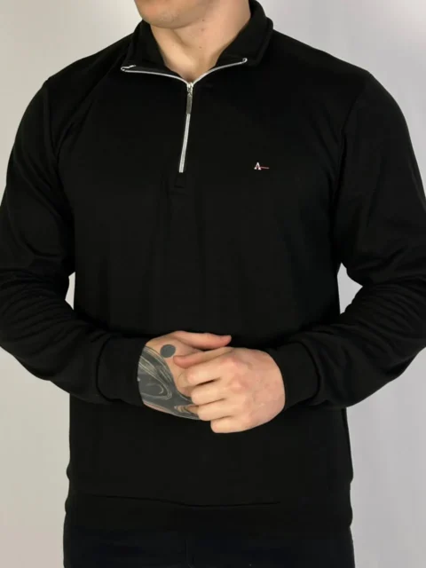 Blusa Fleece Meio Zíper