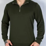 Blusa Fleece Meio Zíper — foto 3