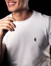 Camiseta Peruana Básica Ralph Lauren Branca