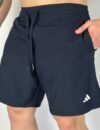 Bermuda Elastano Adidas Azul Marinho
