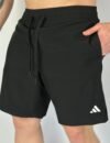 Bermuda Elastano Adidas Preto