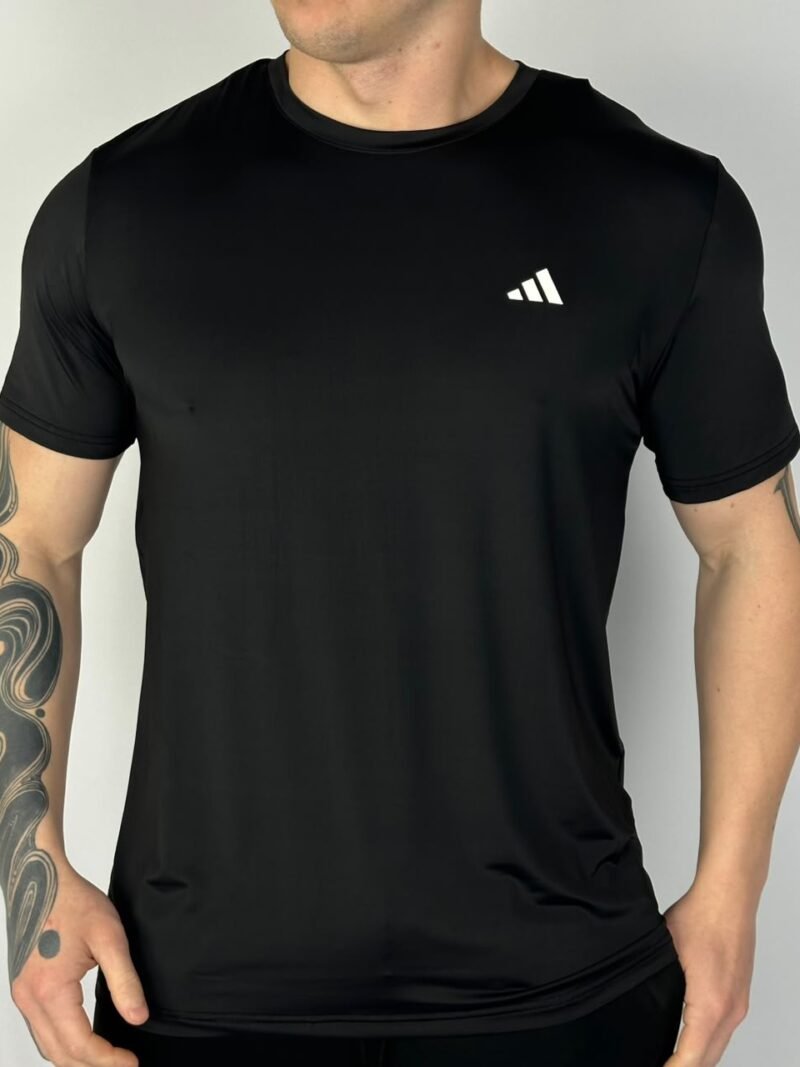 Camiseta Dry Fit Adidas Preto