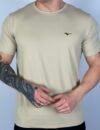 Camiseta Dry Fit Mizuno Bege