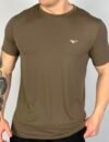 Camiseta Dry Fit Mizuno Marrom