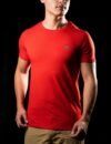 Camiseta Peruana Básica Lacoste Vermelha