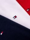 Camiseta Peruana Básica Tommy Hilfiger, detalhe do logo