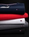 Camiseta Peruana Básica Tommy Hilfiger, peças dobradas