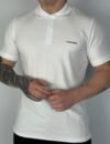 Gola Polo Piquet Calvin Klein Branco
