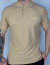 Gola Polo Piquet Emporio Armani Bege