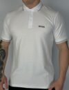 Gola Polo Piquet Hugo Boss Branco