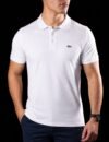 Gola Polo Piquet Lacoste Branca