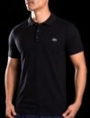 Gola Polo Piquet Lacoste Preta