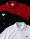 Gola Polo Piquet Lacoste, três cores