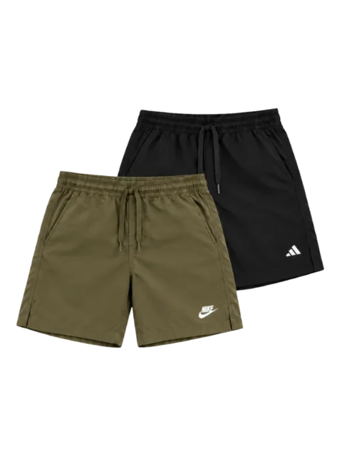 Kit 2 Shorts Esportivo Nike e Adidas