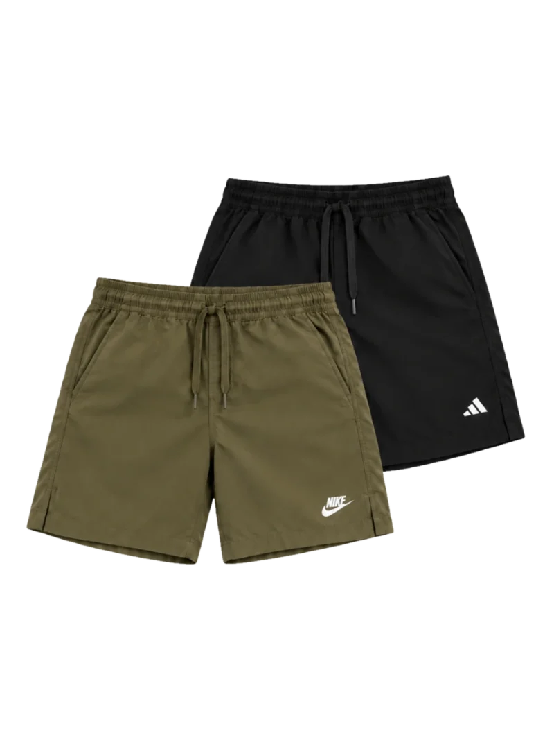 Kit 2 Shorts Esportivo Nike e Adidas