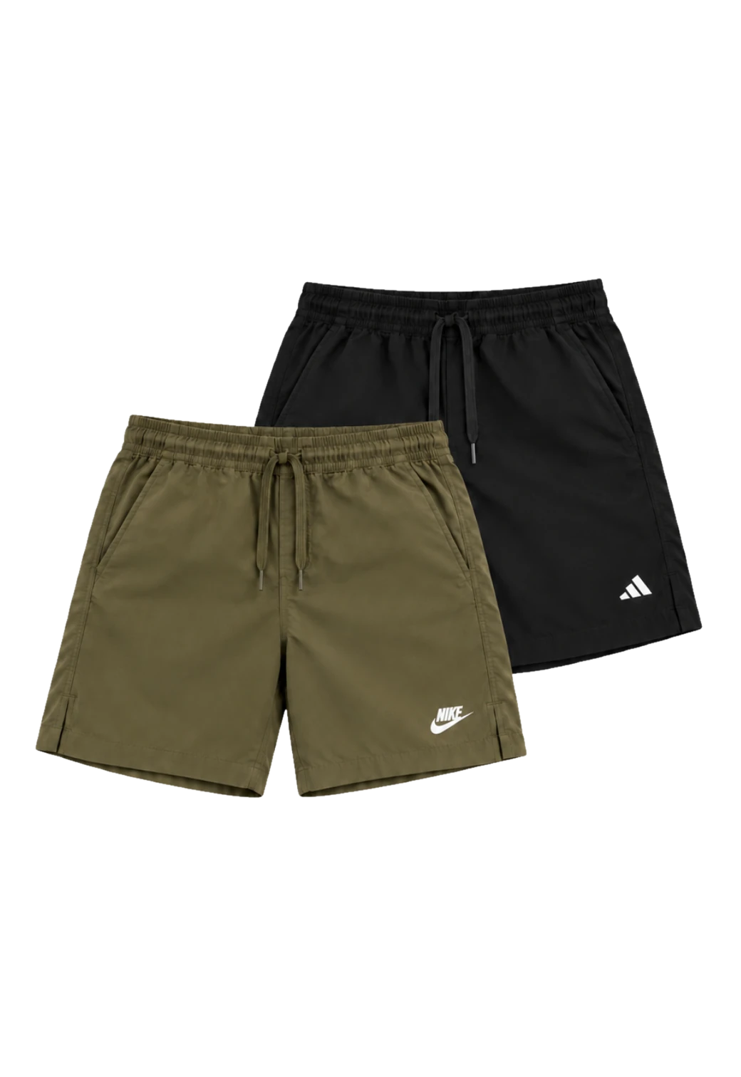 Kit 2 Shorts Esportivo Nike e Adidas