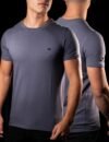 Camiseta Peruana Básica Armani Cinza