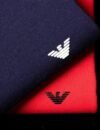 Camiseta Peruana Básica Armani, detalhe do logo no peito