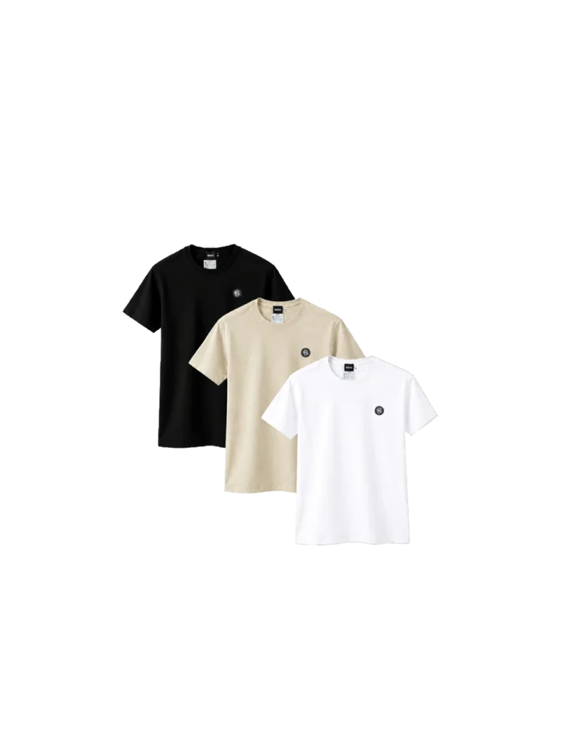 Kit 3 Camisetas Outlet – Emblema Redondo