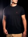 Camiseta Peruana Básica Ralph Lauren Preta