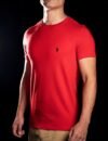Camiseta Peruana Básica Ralph Lauren Vermelha